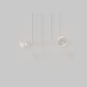 Coral Linear Rod Pendant ( Four Coral Pieces ) gallery detail image