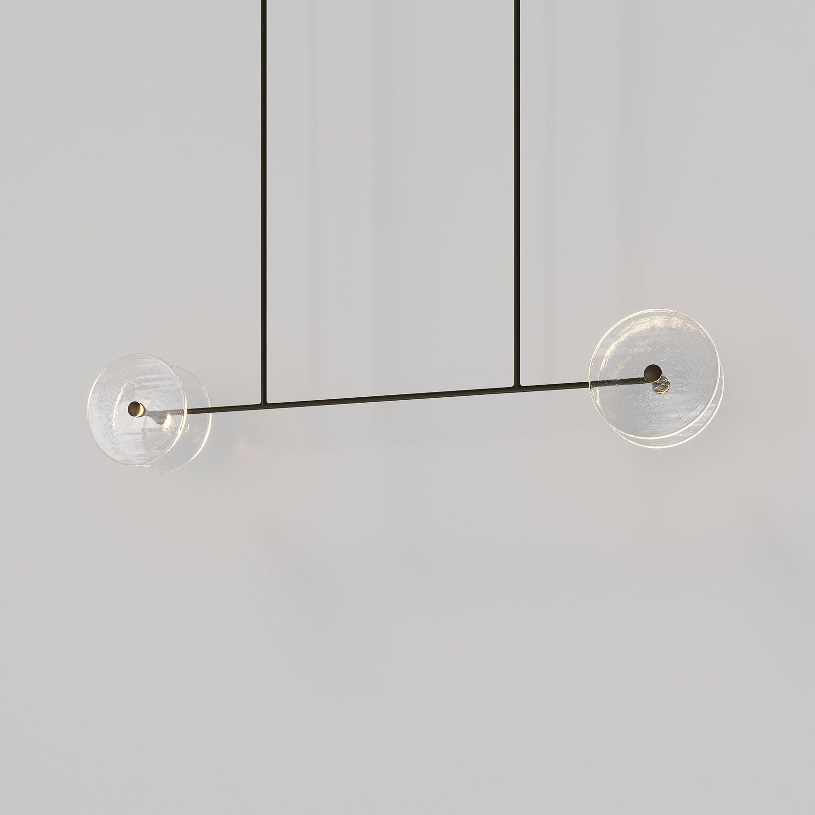 Coral Linear Rod Pendant ( Four Coral Pieces ) gallery detail image
