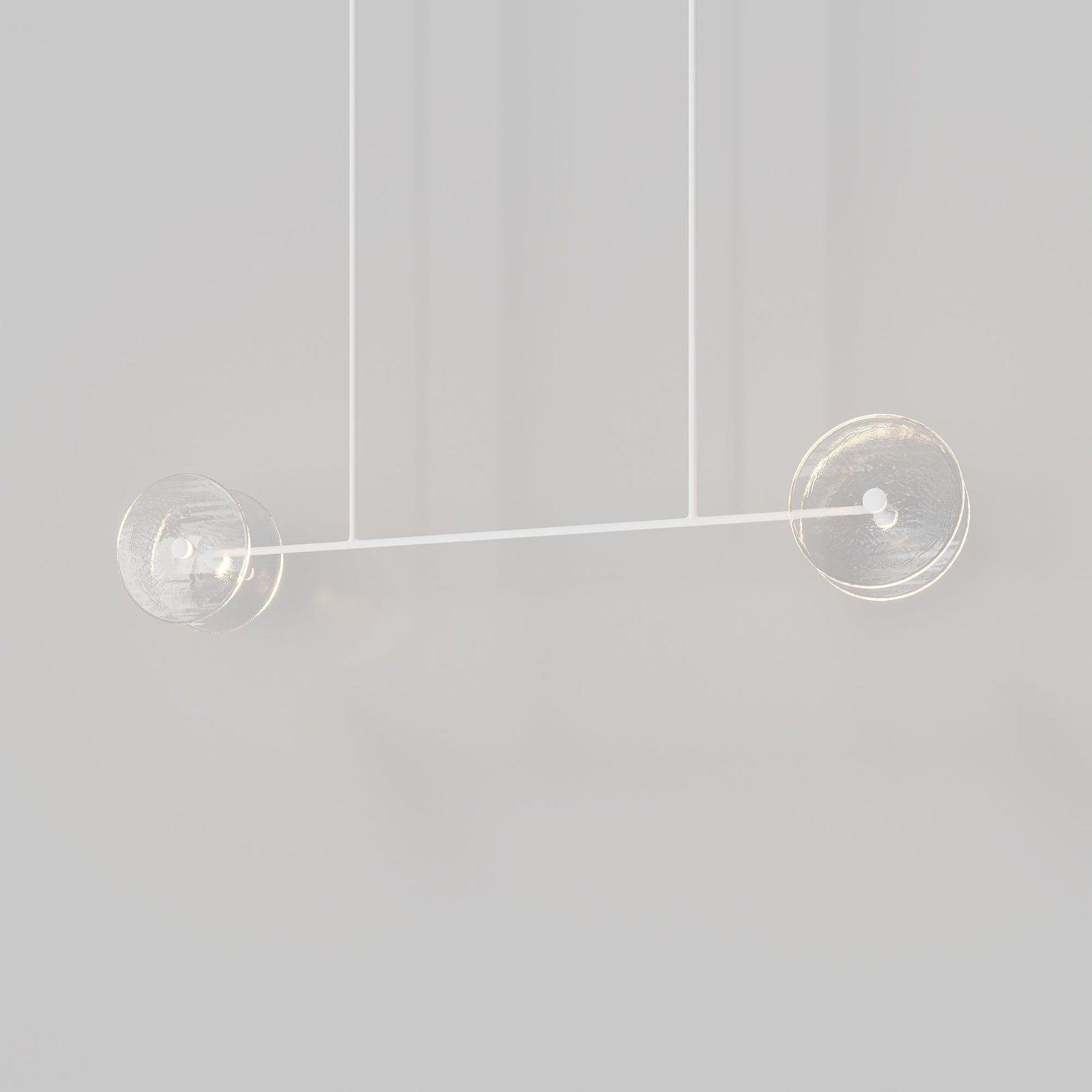 Coral Linear Rod Pendant ( Four Coral Pieces ) gallery detail image