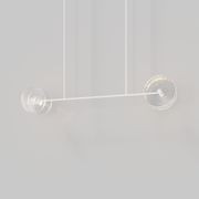 Coral Linear Rod Pendant ( Four Coral Pieces ) gallery detail image