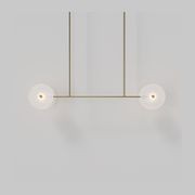 Coral Linear Rod Pendant ( Four Coral Pieces ) gallery detail image