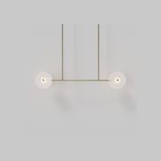 Coral Linear Rod Pendant ( Four Coral Pieces ) gallery detail image