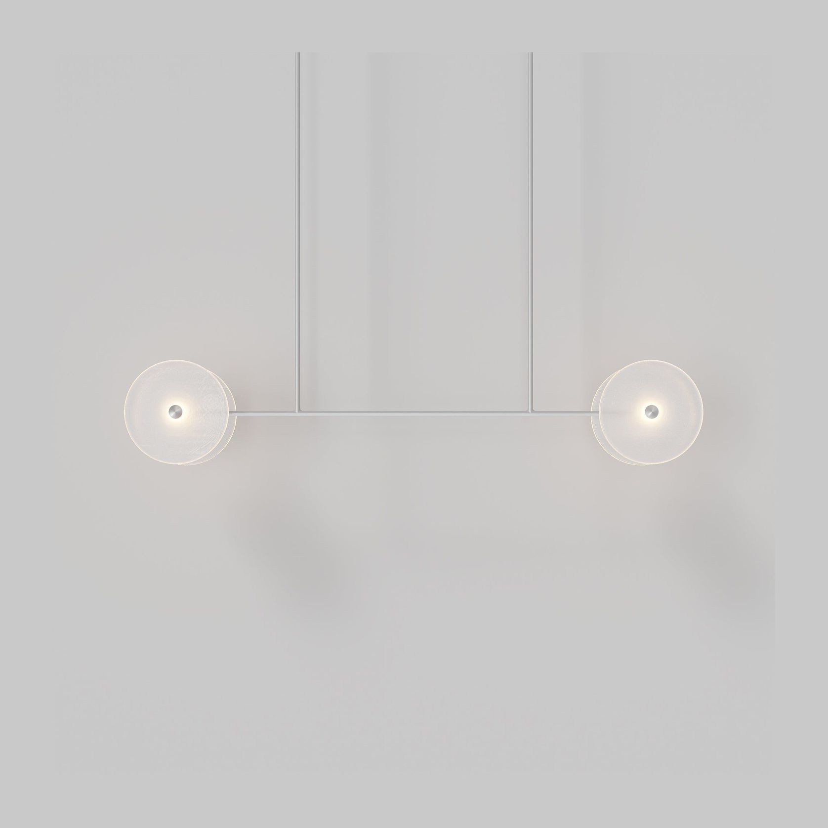 Coral Linear Rod Pendant ( Four Coral Pieces ) gallery detail image