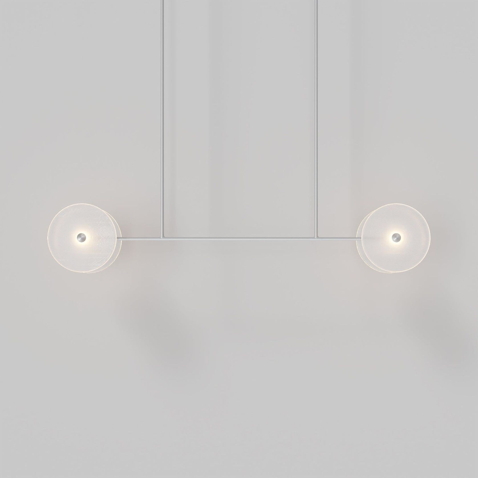 Coral Linear Rod Pendant ( Four Coral Pieces ) gallery detail image