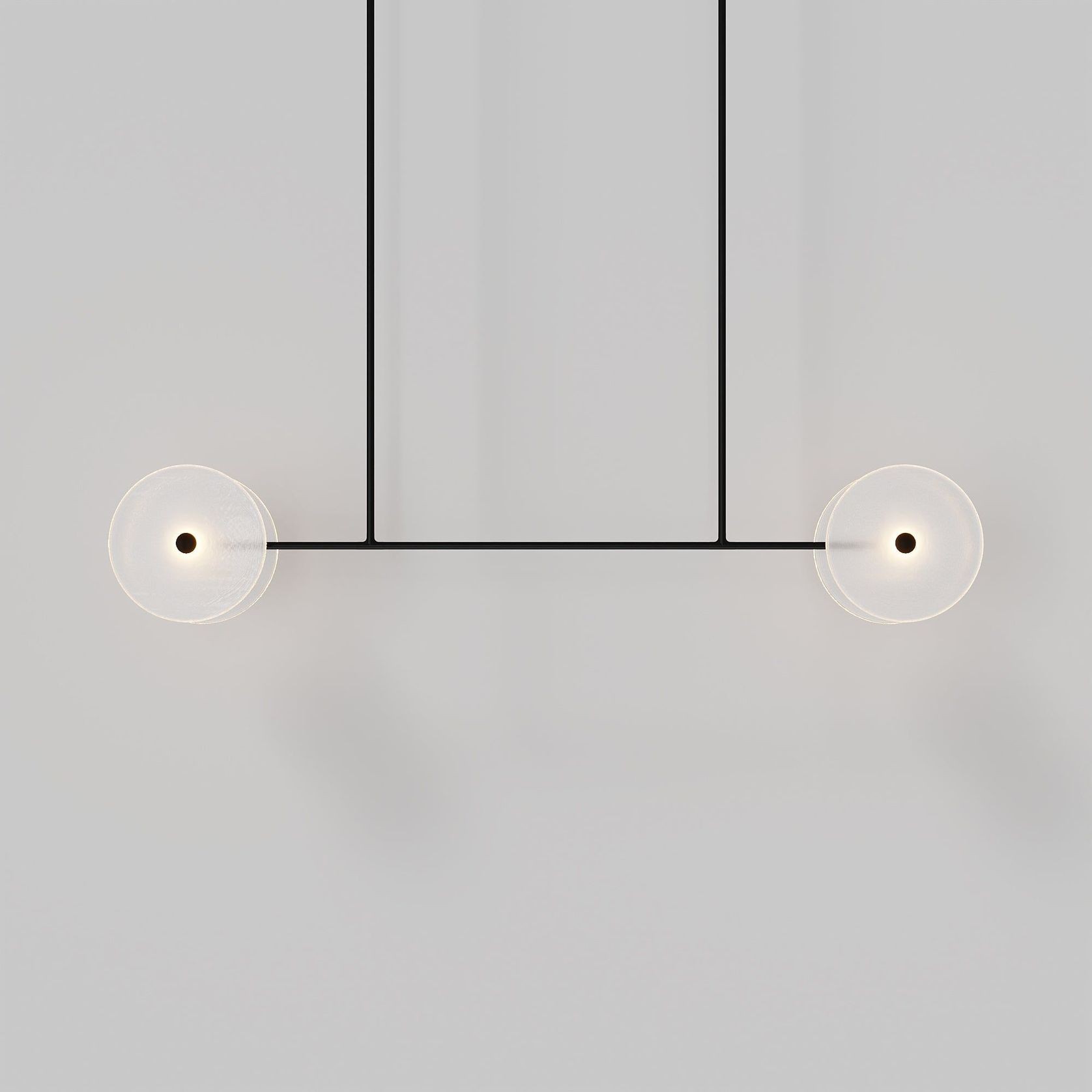 Coral Linear Rod Pendant ( Four Coral Pieces ) gallery detail image