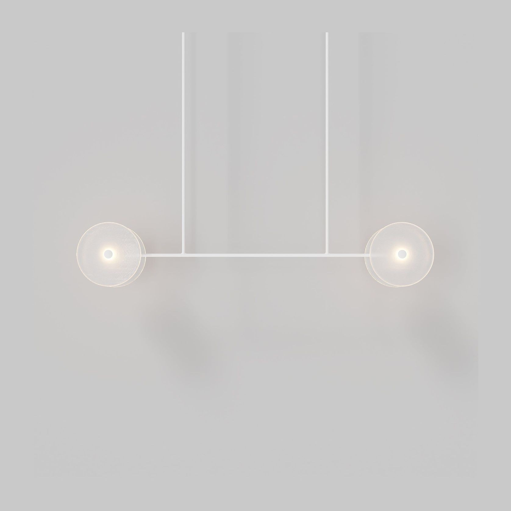 Coral Linear Rod Pendant ( Four Coral Pieces ) gallery detail image