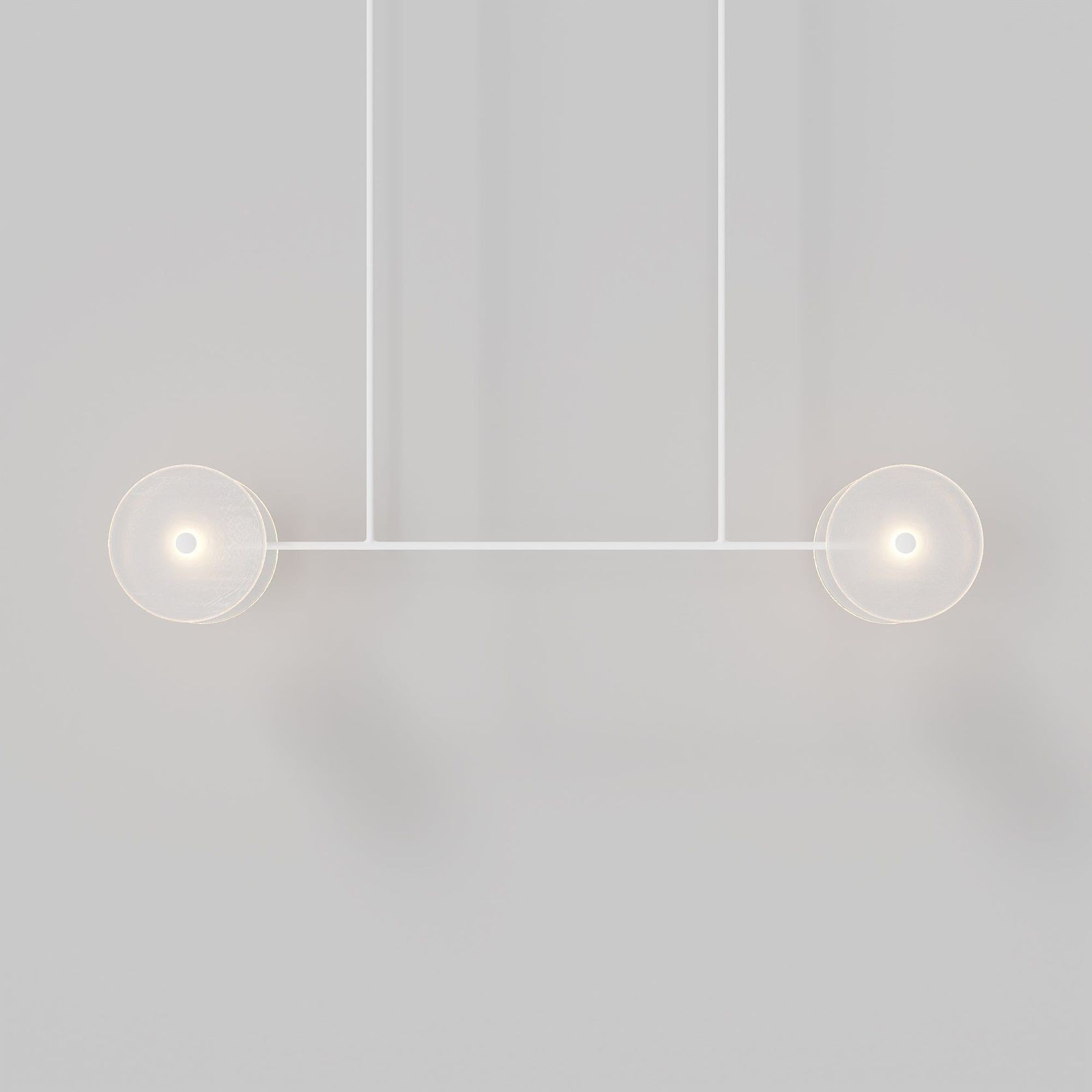 Coral Linear Rod Pendant ( Four Coral Pieces ) gallery detail image
