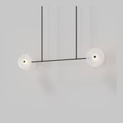 Coral Linear Rod Pendant ( Four Coral Pieces ) gallery detail image