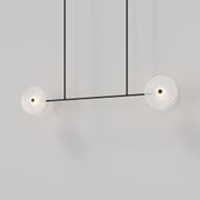 Coral Linear Rod Pendant ( Four Coral Pieces ) gallery detail image