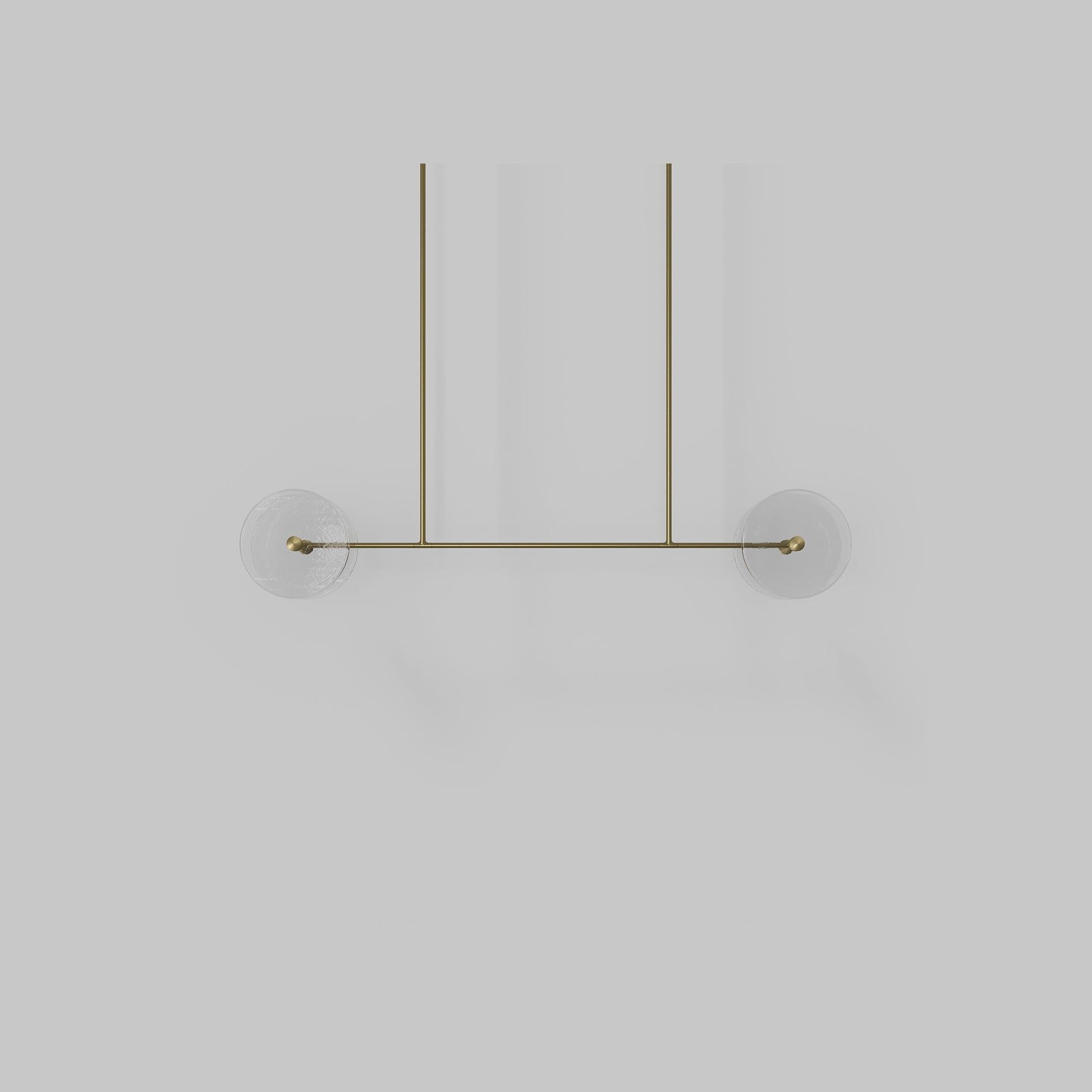 Coral Linear Rod Pendant ( Four Coral Pieces ) gallery detail image