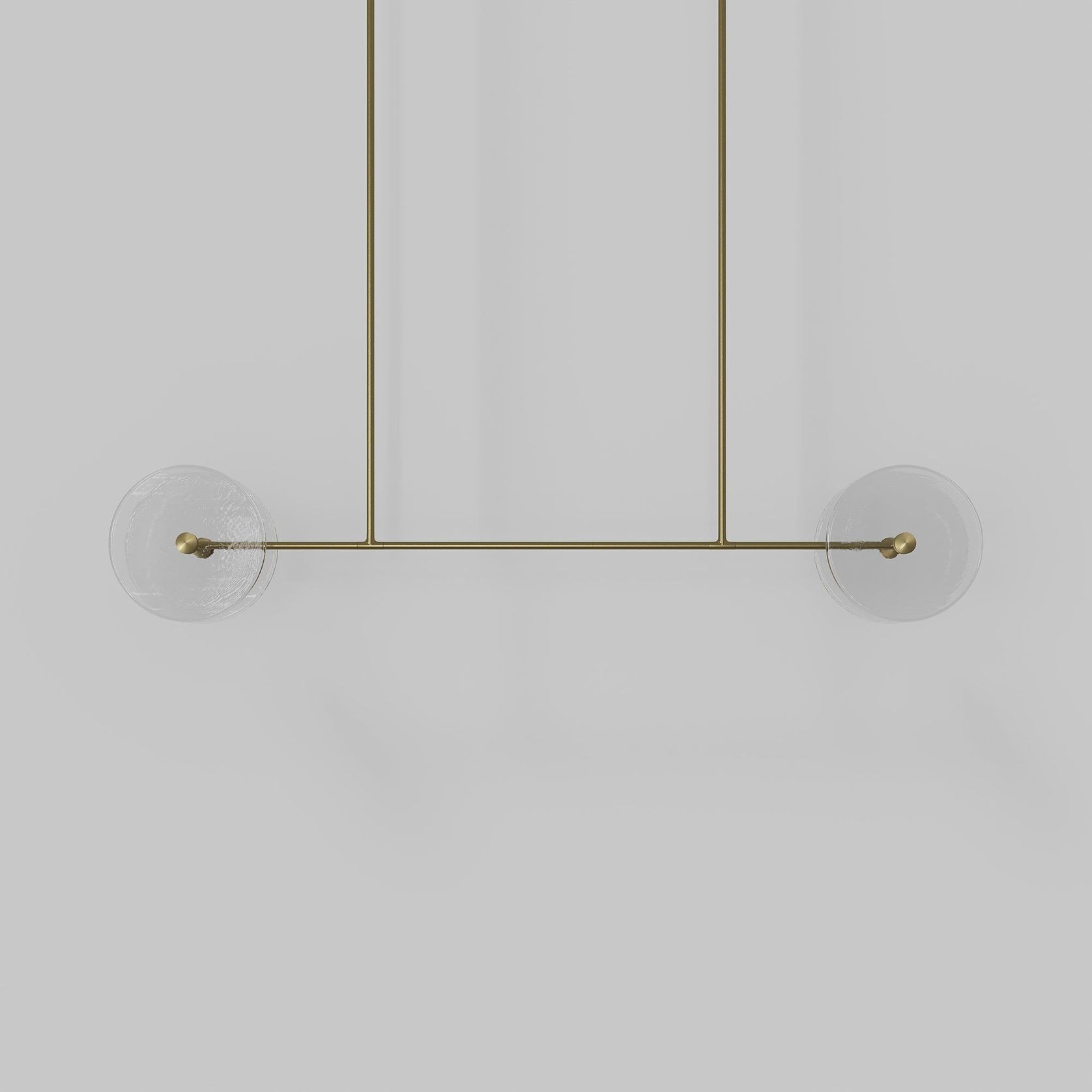Coral Linear Rod Pendant ( Four Coral Pieces ) gallery detail image