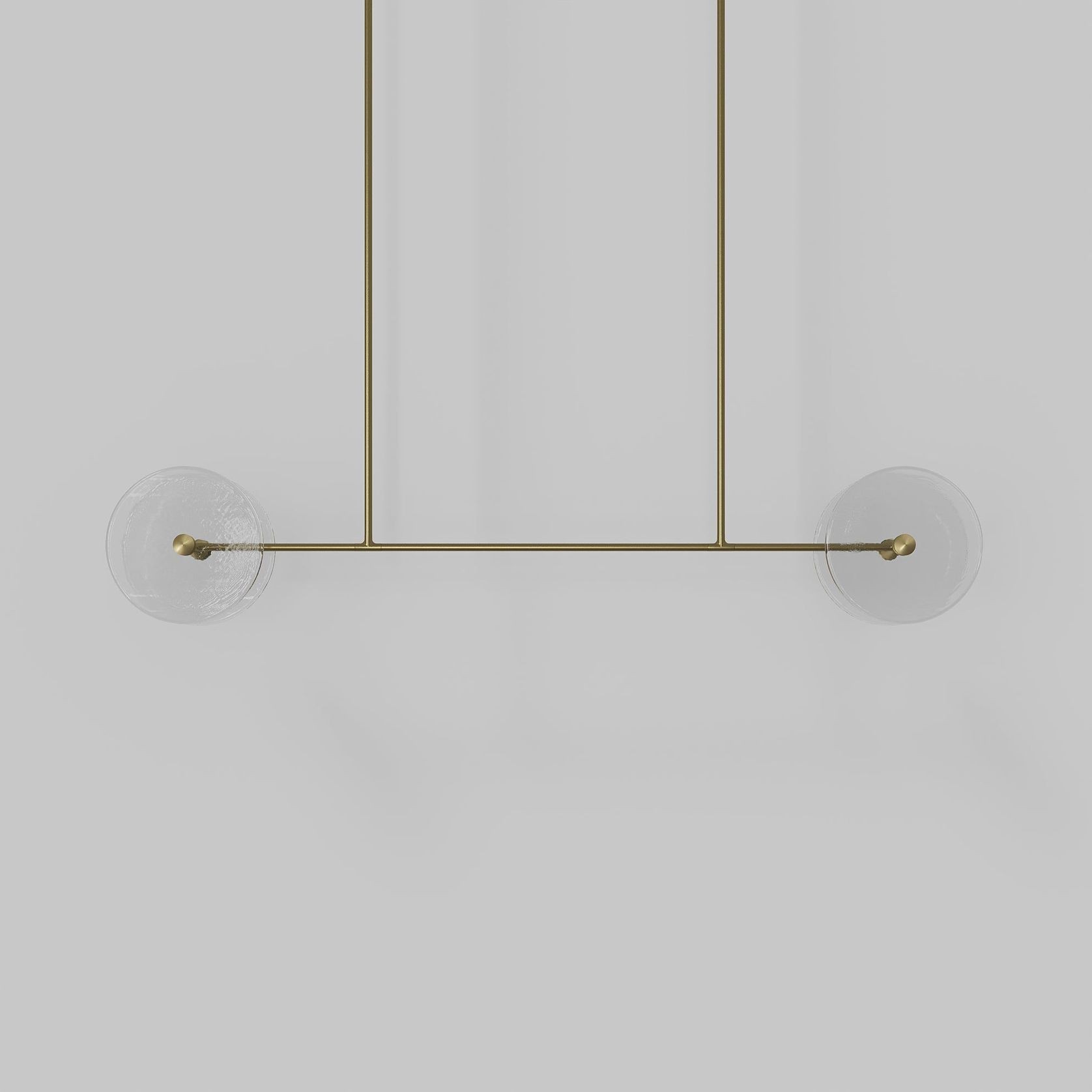 Coral Linear Rod Pendant ( Four Coral Pieces ) gallery detail image