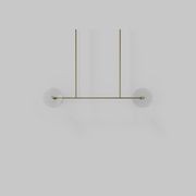 Coral Linear Rod Pendant ( Four Coral Pieces ) gallery detail image