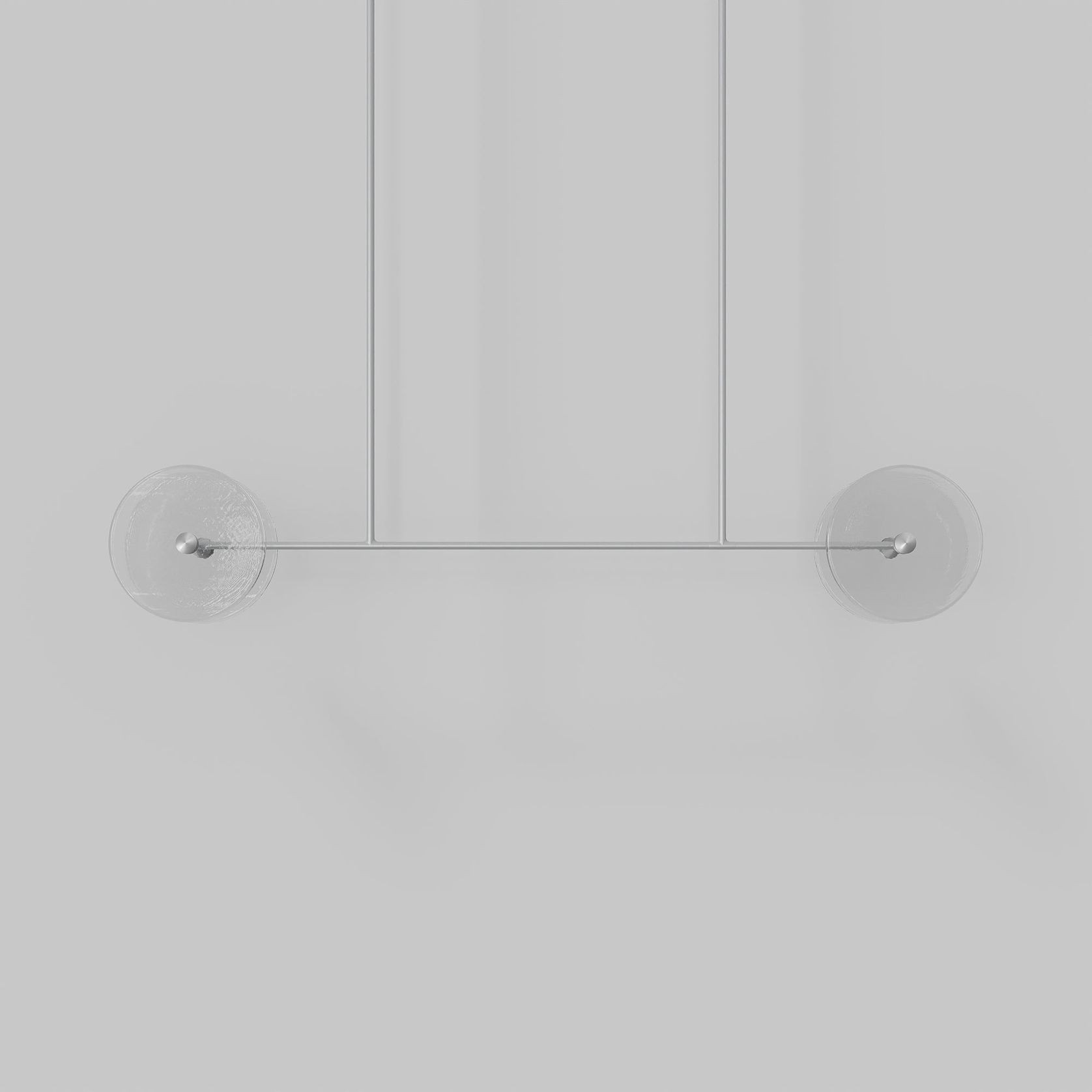 Coral Linear Rod Pendant ( Four Coral Pieces ) gallery detail image