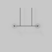 Coral Linear Rod Pendant ( Four Coral Pieces ) gallery detail image