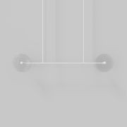 Coral Linear Rod Pendant ( Four Coral Pieces ) gallery detail image