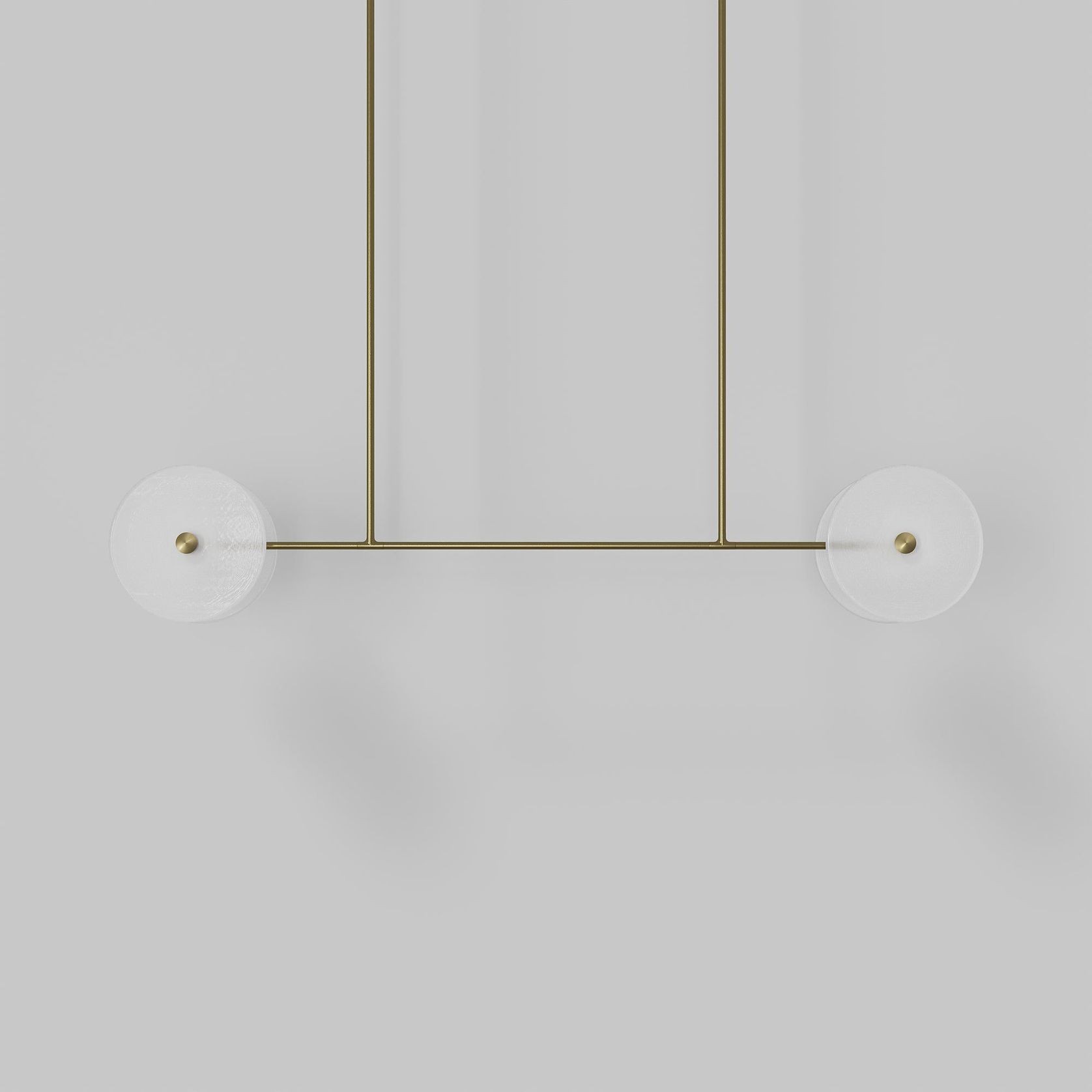 Coral Linear Rod Pendant ( Four Coral Pieces ) gallery detail image