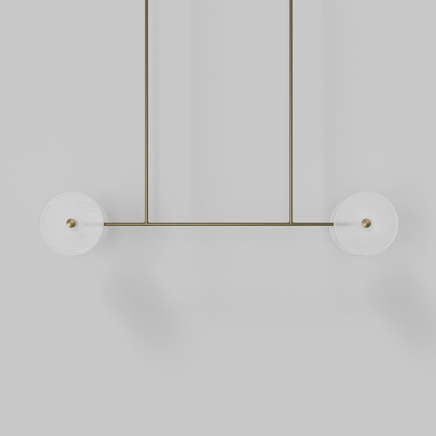 Coral Linear Rod Pendant ( Four Coral Pieces ) gallery detail image