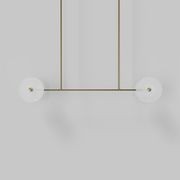 Coral Linear Rod Pendant ( Four Coral Pieces ) gallery detail image
