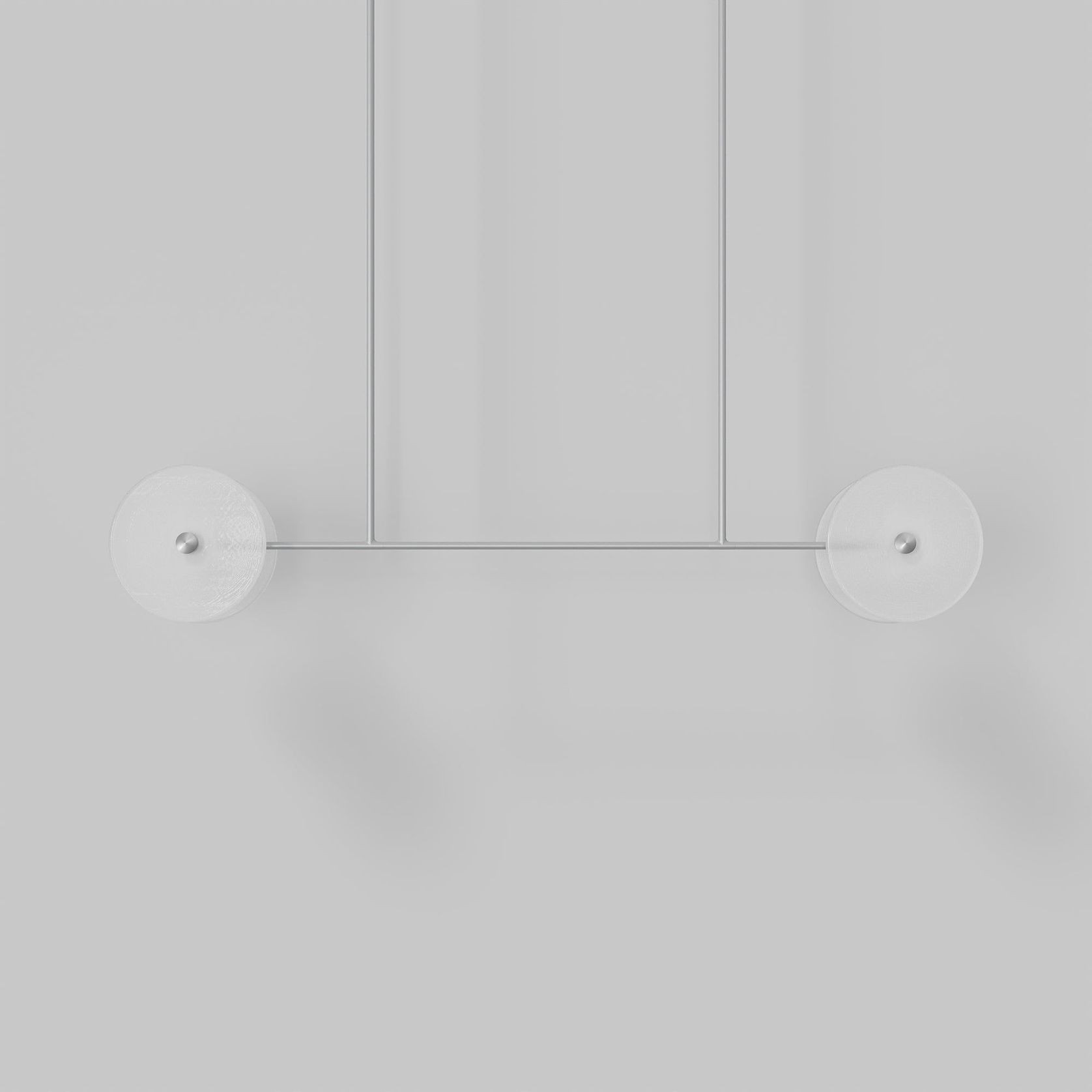Coral Linear Rod Pendant ( Four Coral Pieces ) gallery detail image