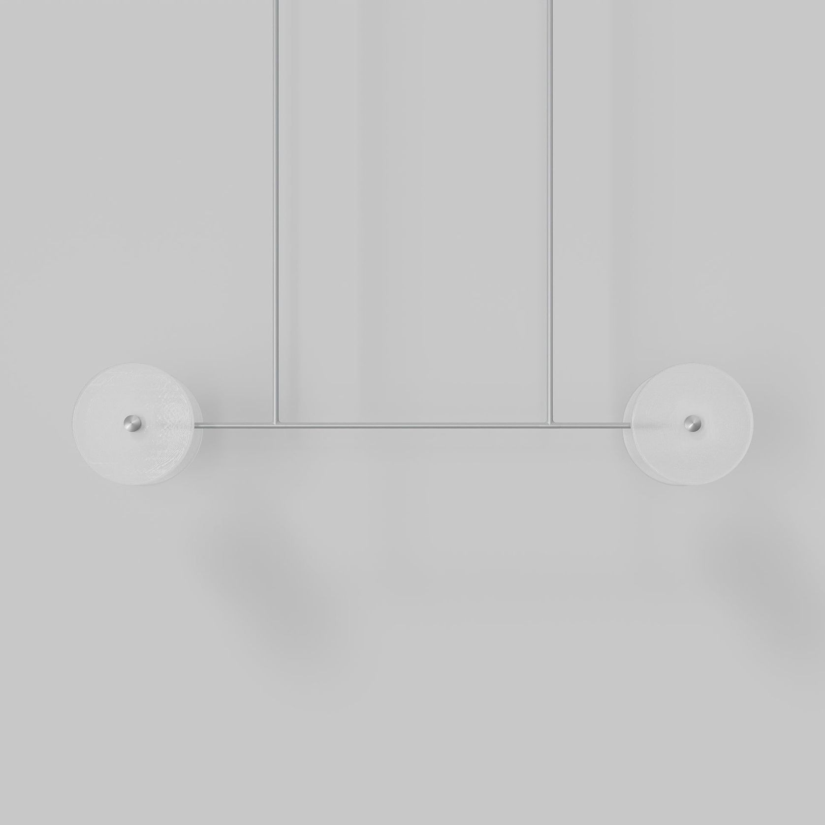 Coral Linear Rod Pendant ( Four Coral Pieces ) gallery detail image