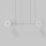 Coral Linear Rod Pendant ( Four Coral Pieces ) gallery detail image