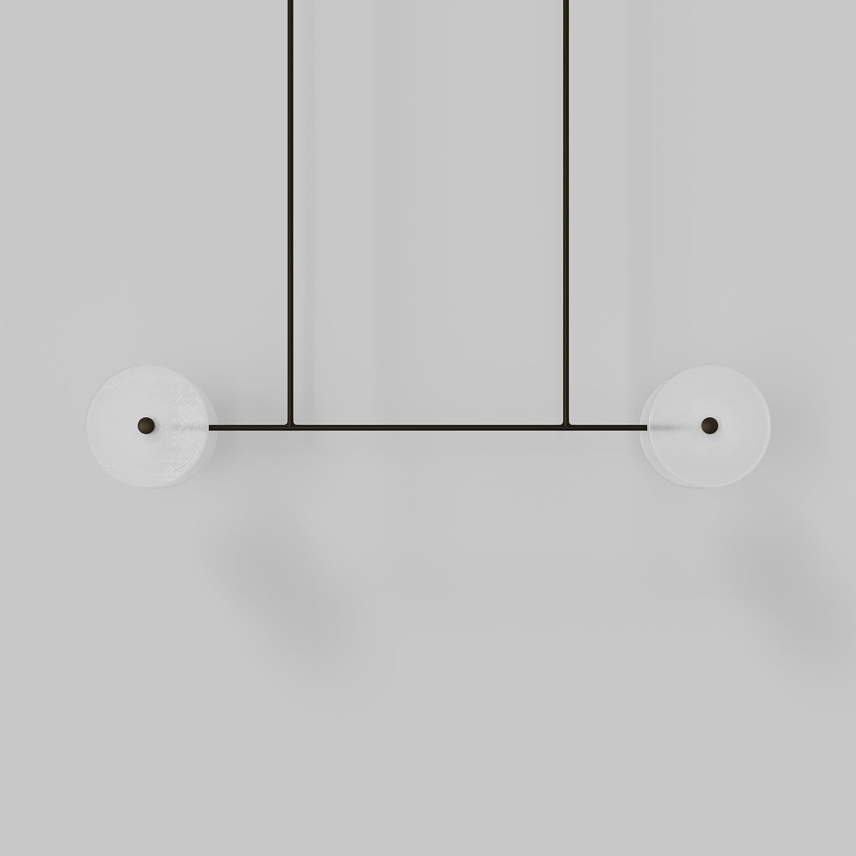 Coral Linear Rod Pendant ( Four Coral Pieces ) gallery detail image