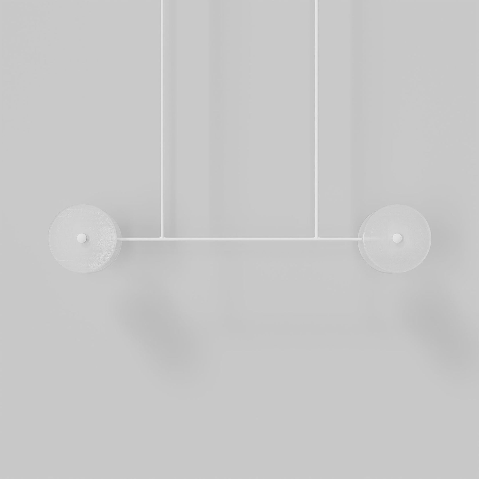 Coral Linear Rod Pendant ( Four Coral Pieces ) gallery detail image
