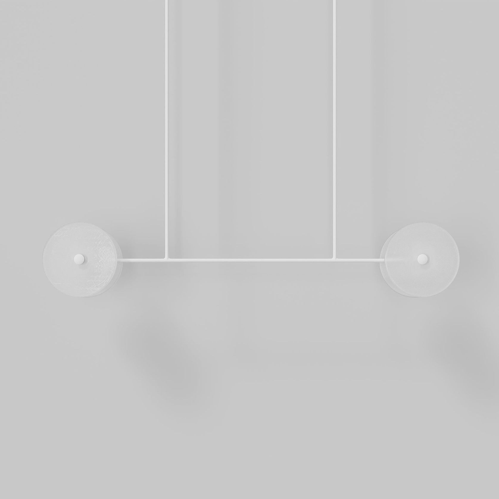 Coral Linear Rod Pendant ( Four Coral Pieces ) gallery detail image