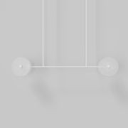 Coral Linear Rod Pendant ( Four Coral Pieces ) gallery detail image