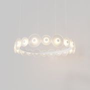 Coral Ring Pendant (20) - Frosted Glass gallery detail image