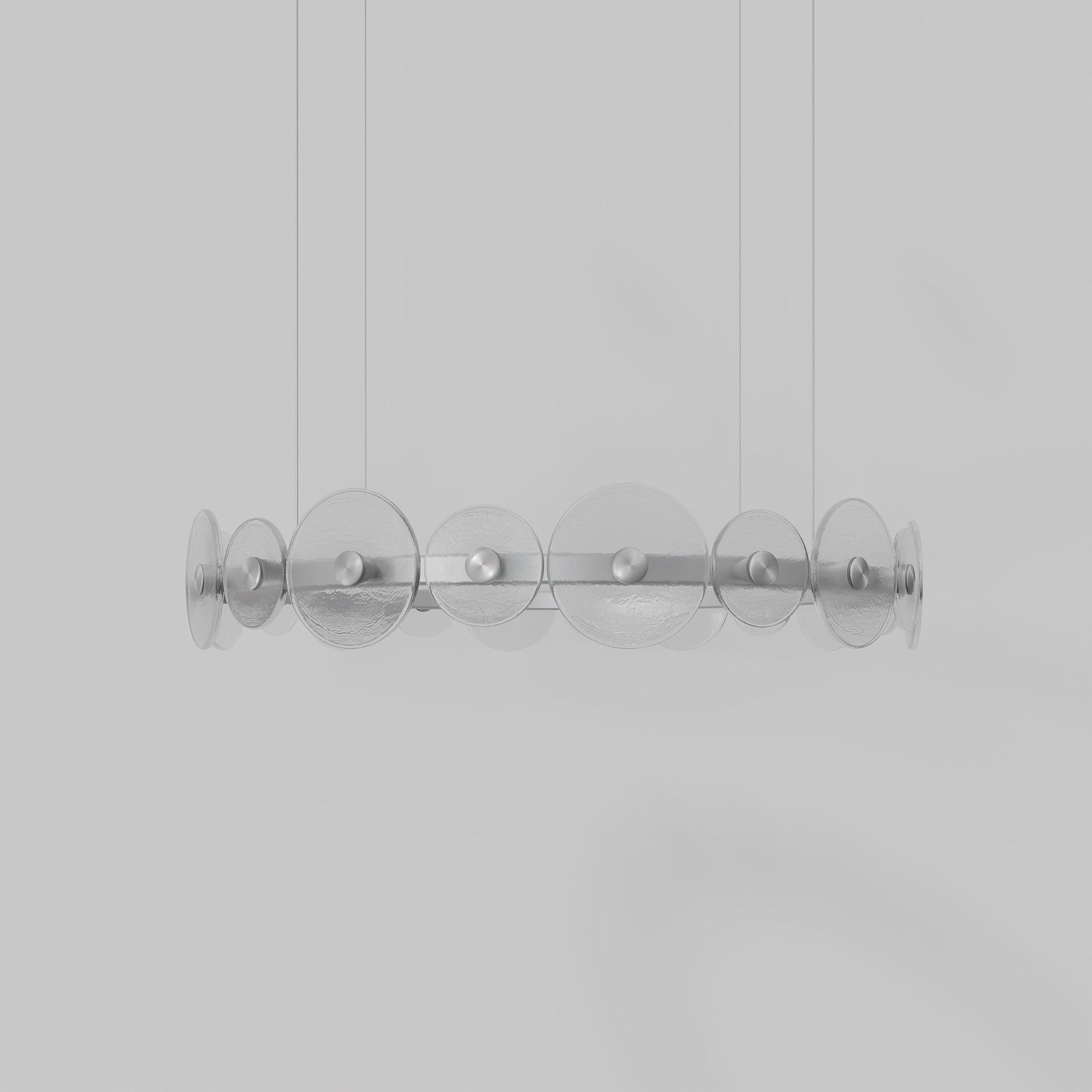 Coral Ring Pendant (20) - Clear Glass gallery detail image