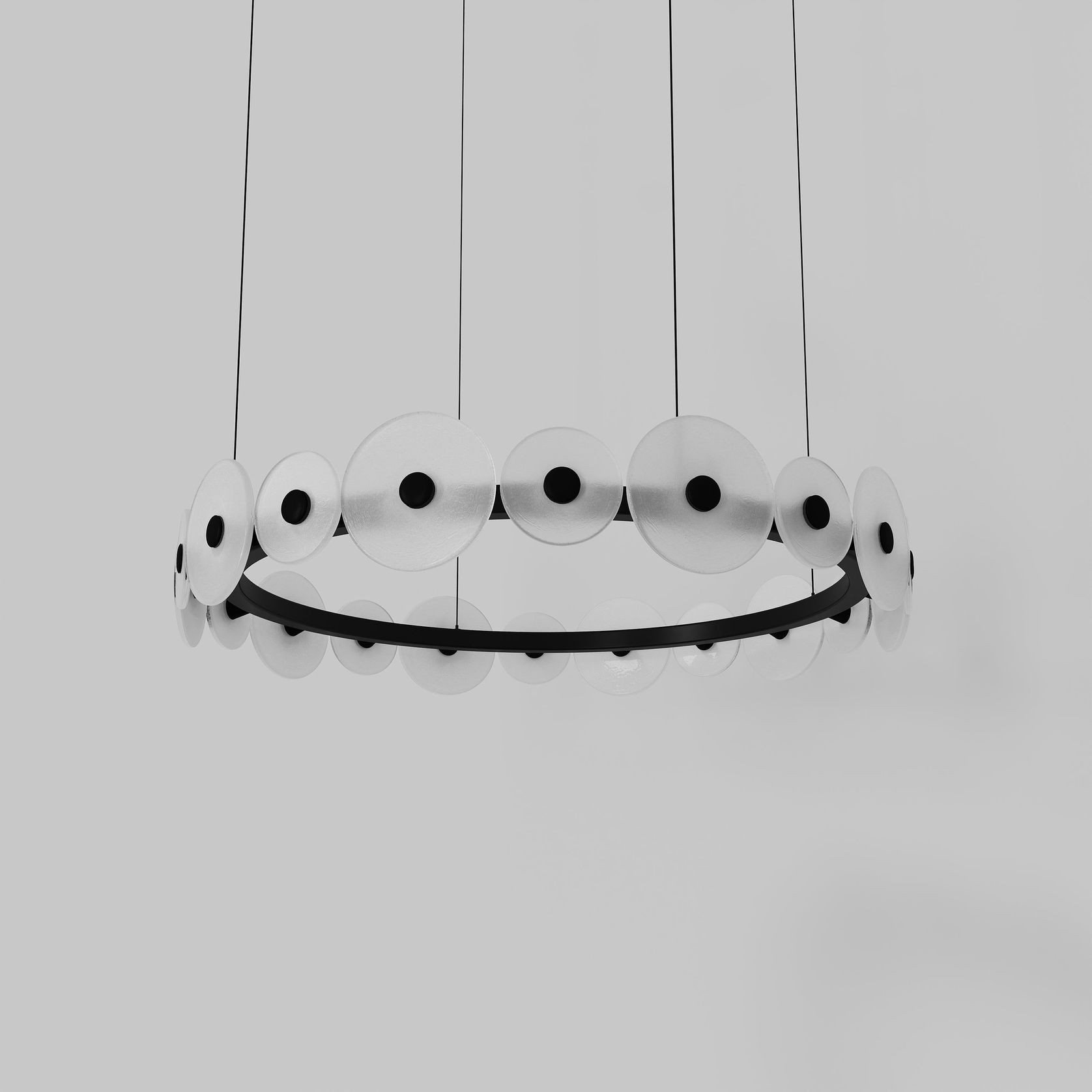 Coral Ring Pendant (20) - Frosted Glass gallery detail image