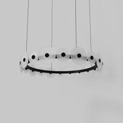 Coral Ring Pendant (20) - Frosted Glass gallery detail image