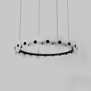 Coral Ring Pendant (20) - Frosted Glass gallery detail image