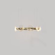 Coral Ring Pendant (10) - Clear Glass gallery detail image