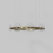 Coral Ring Pendant (10) - Clear Glass gallery detail image