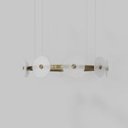 Coral Ring Pendant (10) - Frosted Glass gallery detail image