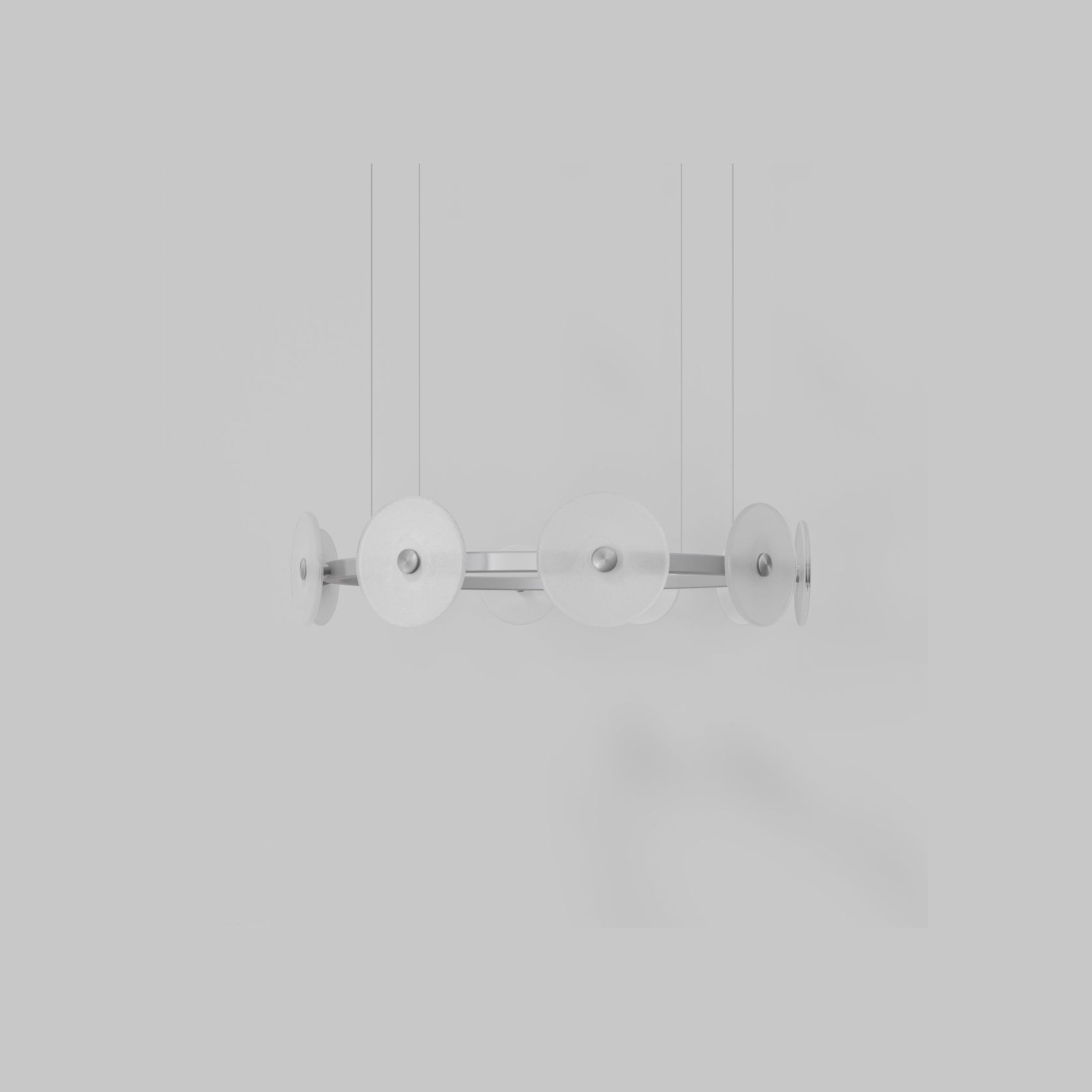 Coral Ring Pendant (10) - Frosted Glass gallery detail image