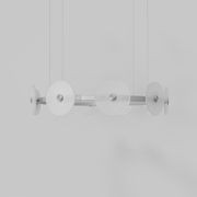 Coral Ring Pendant (10) - Frosted Glass gallery detail image