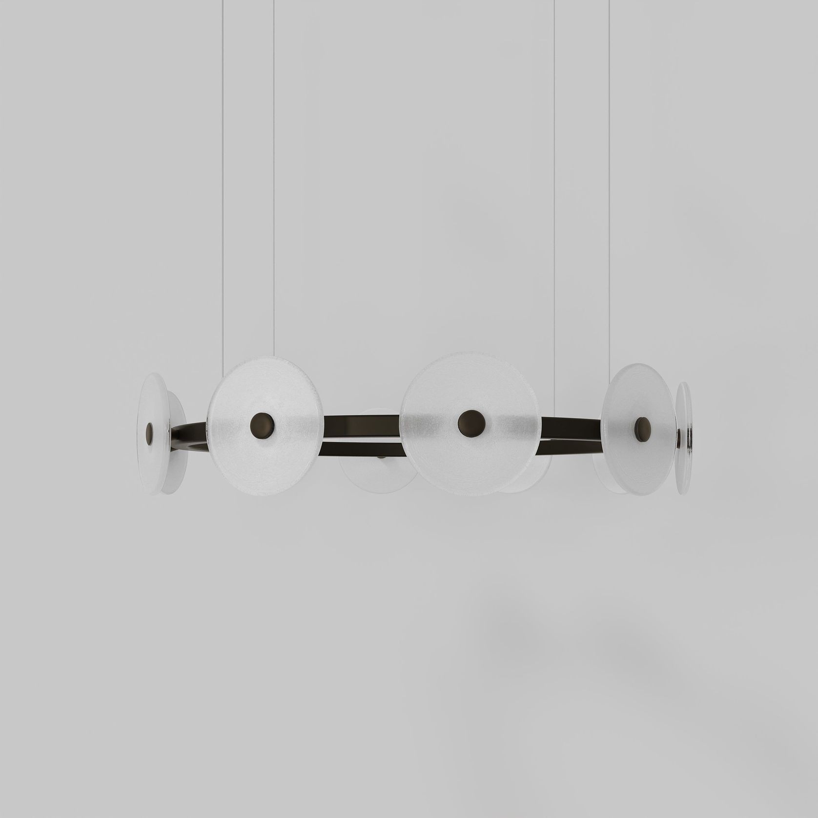 Coral Ring Pendant (10) - Frosted Glass gallery detail image