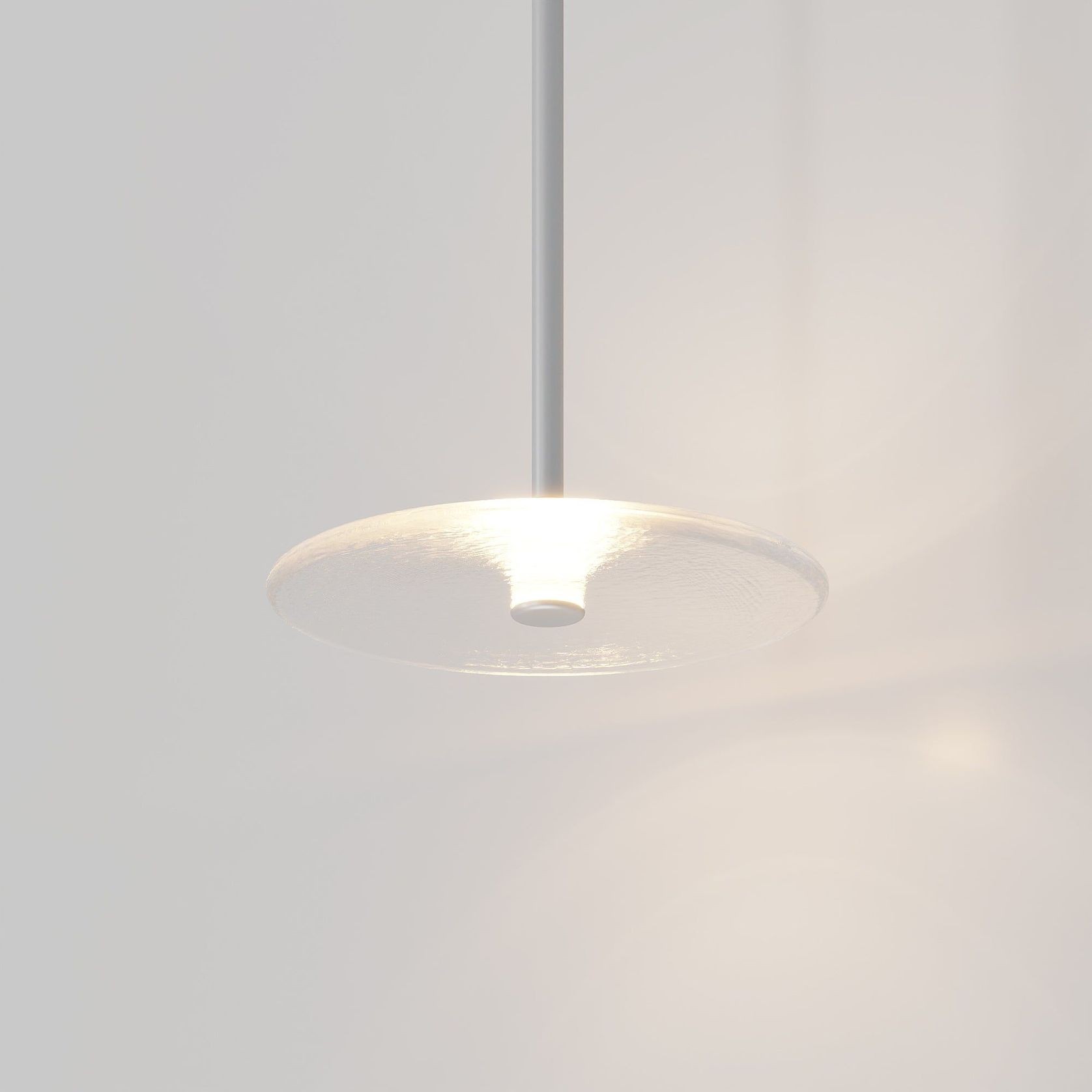 Coral Single Pendant - Clear Glass gallery detail image