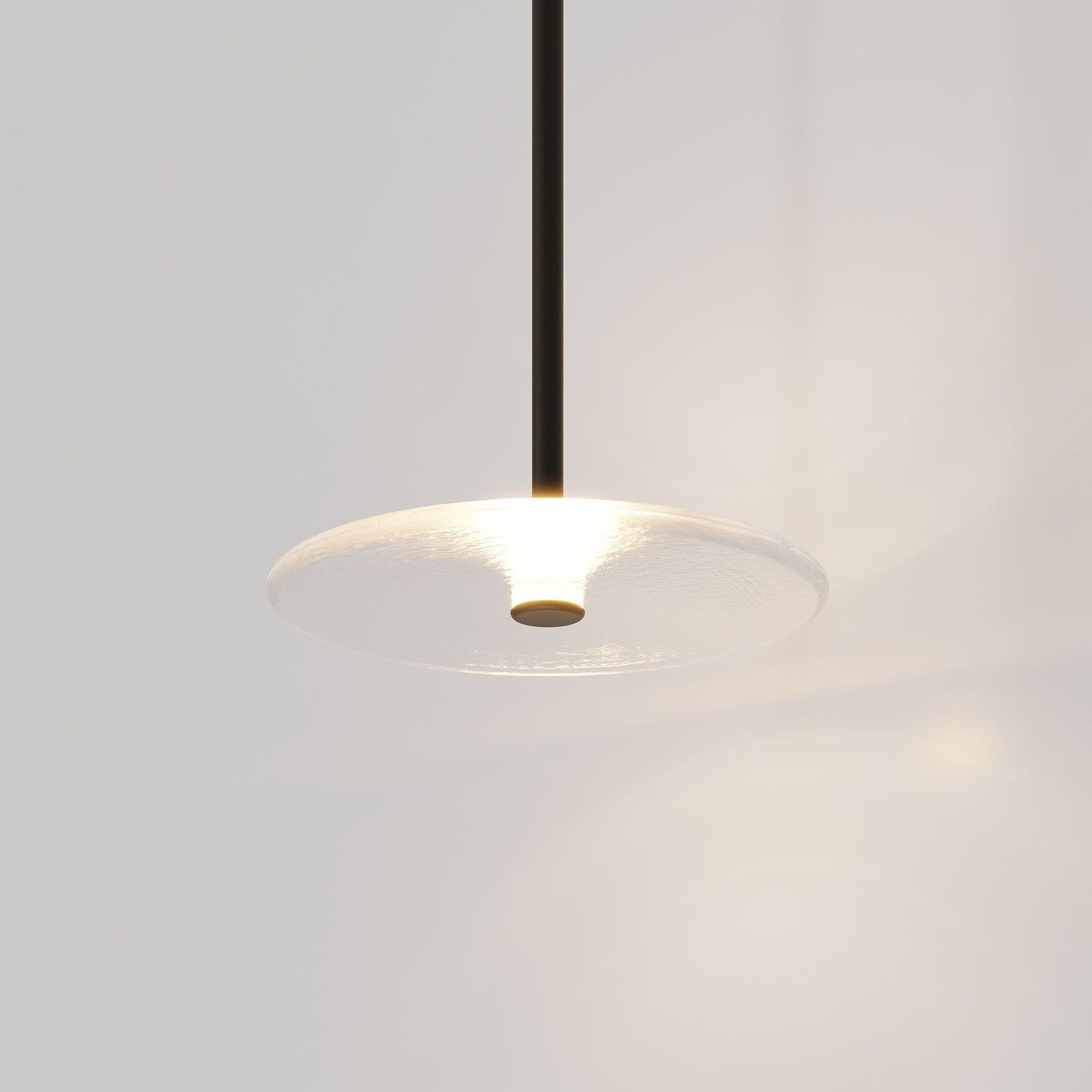 Coral Single Pendant - Clear Glass gallery detail image