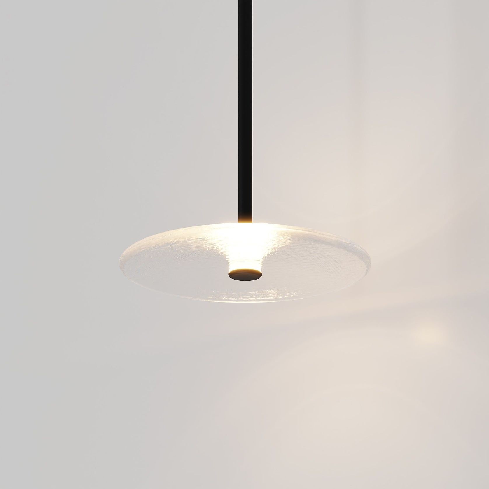 Coral Single Pendant - Clear Glass gallery detail image