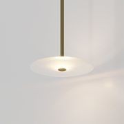 Coral Single Pendant - Frosted Glass gallery detail image