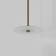 Coral Single Pendant - Frosted Glass gallery detail image