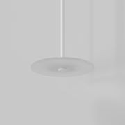 Coral Single Pendant - Frosted Glass gallery detail image
