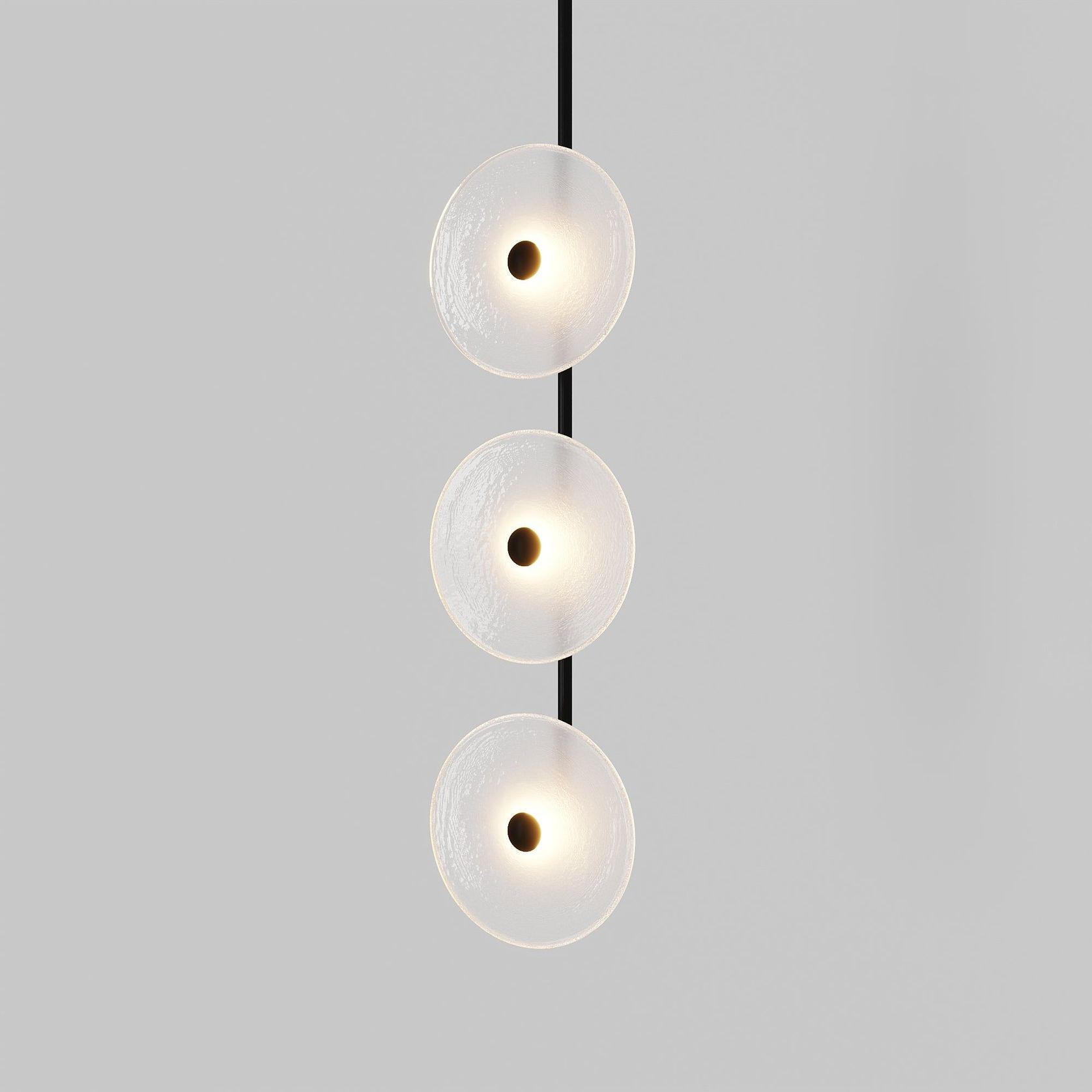 Coral Trio Pendant Light (Centered) gallery detail image