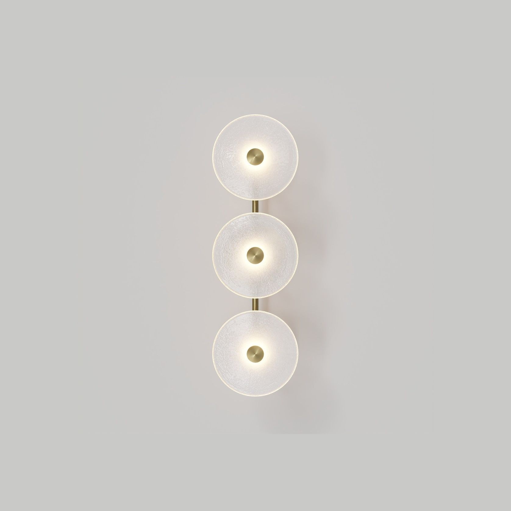 Coral Trio Rod Wall Light - (Centered) gallery detail image