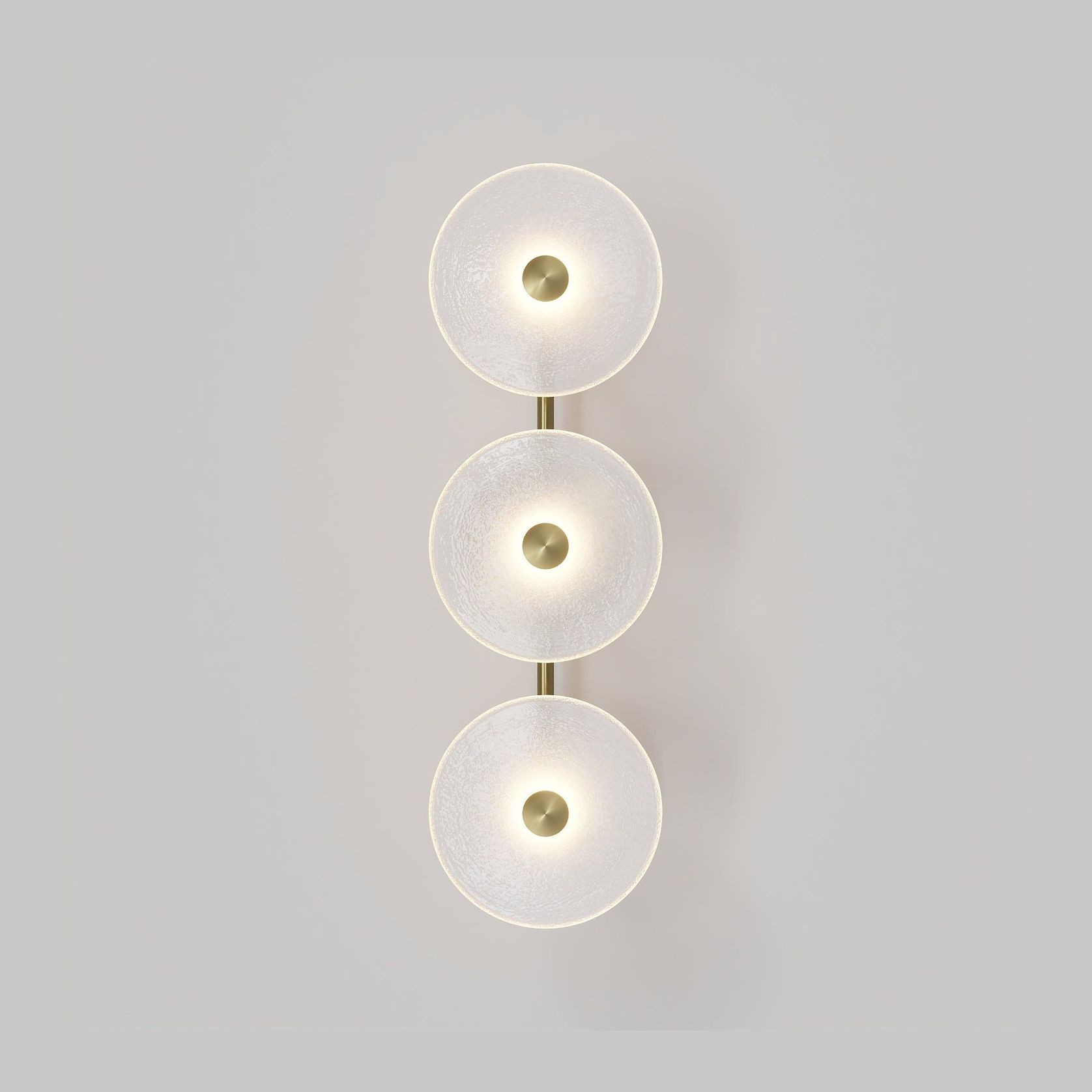 Coral Trio Rod Wall Light - (Centered) gallery detail image